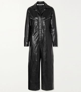 McQ Alexander McQueen + Leather Jumpsuit
