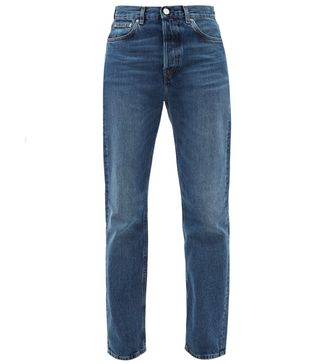 Totême + Mid-Rise Straight-Leg Jeans