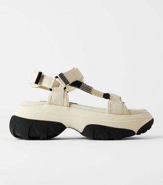 Zara + Chunky Sole Flat Sports Sandals
