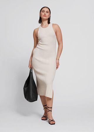 & Other Stories + Fitted Midi Tank Dress