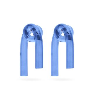 Colville + Twisted-Tube Acrylic Earrings