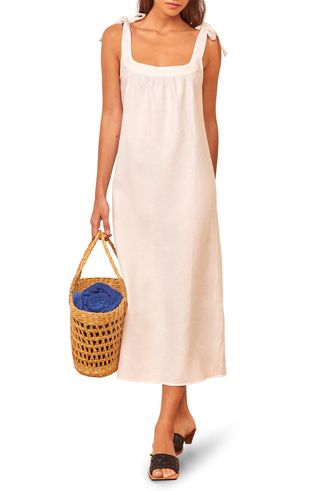 Reformation + Bronte Long Linen Dress