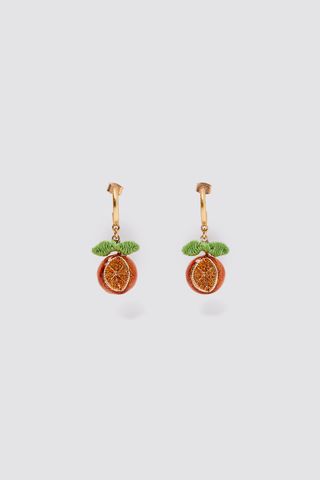 Zara + Orange Drop Earrings