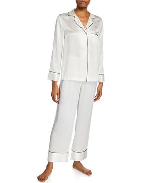 Michael Lo Sordo + Neiman Marcus Basic Silk Satin Pajama Set