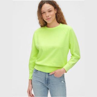 Gap + Vintage Soft Raglan Crewneck Sweatshirt