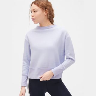 Gap + Funnel-Neck Sweatshirt in French Terry