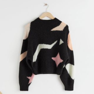 & Other Stories + Geometric Colour Block Sweater