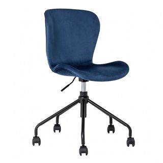 Habitat + Etta Blue Velvet Office Chair