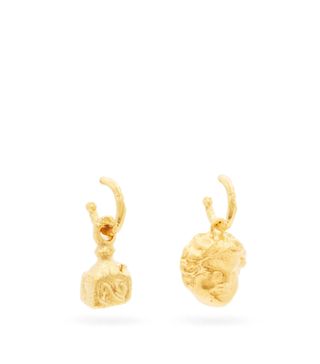 Alighieri + Casella and the Music 24kt Gold-Plated Earrings