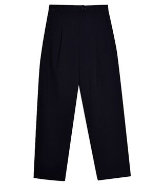 Topshop Boutique + Navy Peg Trousers