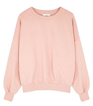 American Vintage + Wititi Pink Cotton Sweatshirt