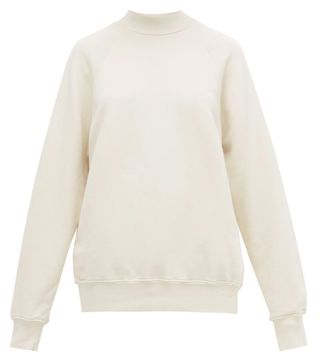 Les Tien + Raglan-Sleeve Loop-Back Cotton Sweatshirt