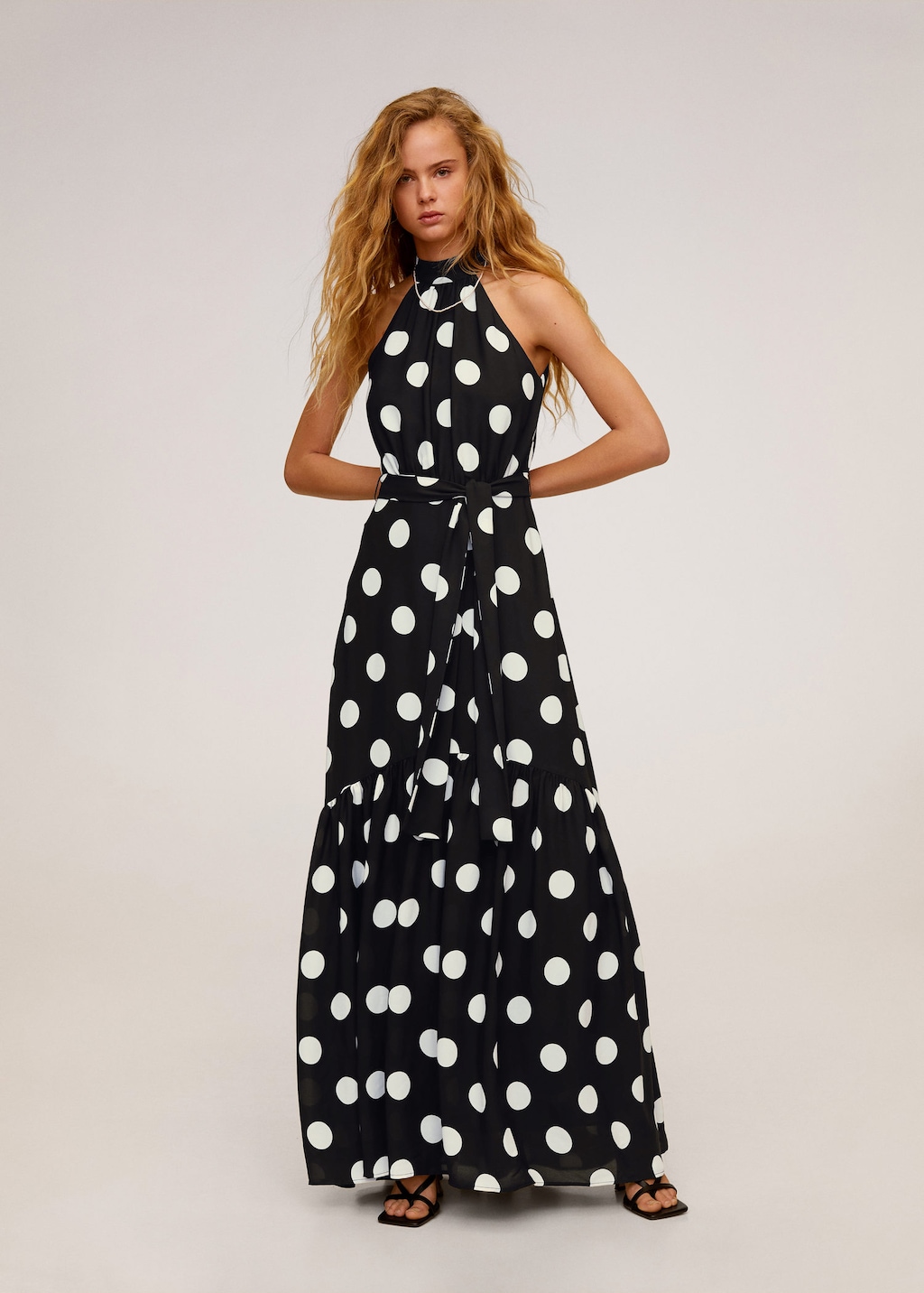 Mango + Polka Dots Long Dress