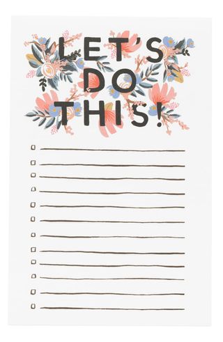 Rifle Paper Co. + Let's Do This Notepad