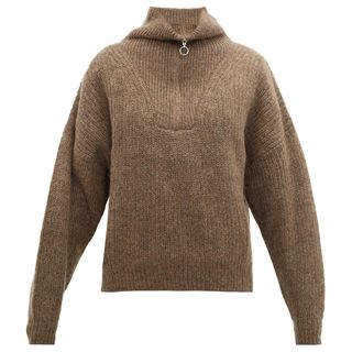 Étoile Isabel Marant + Mclean Half-Zip Sweater