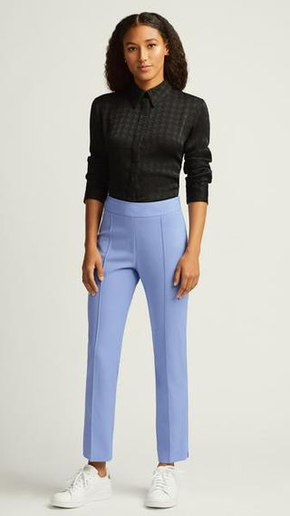 Argent + Slim Ankle Pant