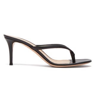 Gianvito Rossi + Thong 70 Leather Sandals