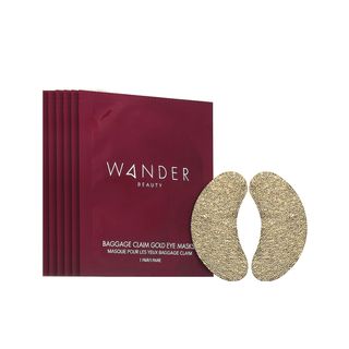 Wander + Baggage Claim Gold Eye Mask 6 Pack