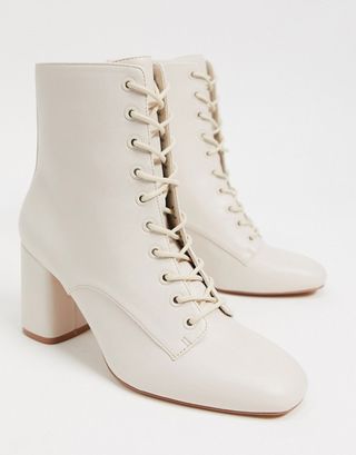 Stradivarius + Lace Up Ankle Boots