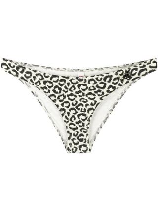 Solid & Striped + Eva Leopard-Print Bikini Bottoms