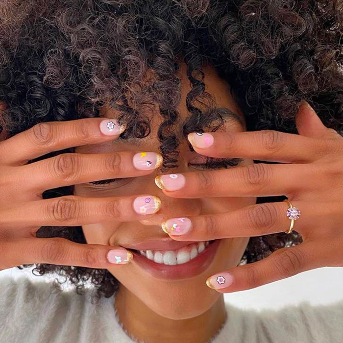 The 45 pretty nail art designs that perfect for spring looks 24