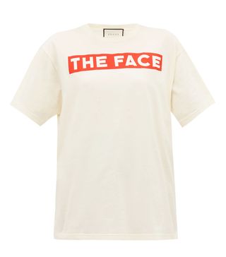 Gucci + The Face-Print Cotton Jersey T-Shirt