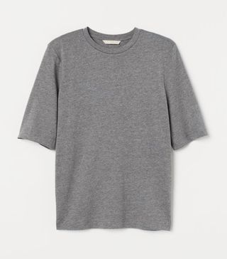 H&M + Shoulder-Pad T-shirt
