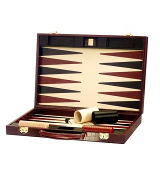 Aspinal of London + 17-inch Backgammon Set