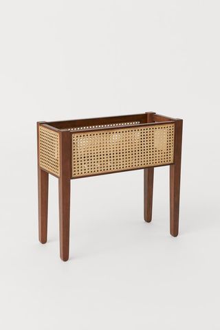 H&M + Plant Stand With Rattan Sides