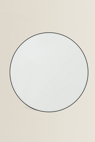 Zara + Round Mirror With Metal Frame