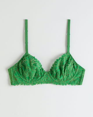 & Other Stories + Floral Lace Wire Bra