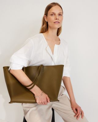 Everlane + The Luxe Italian Leather Tote