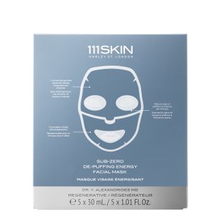 111skin + Sub Zero De-Puffing Energy Facial Mask - Pack of 5