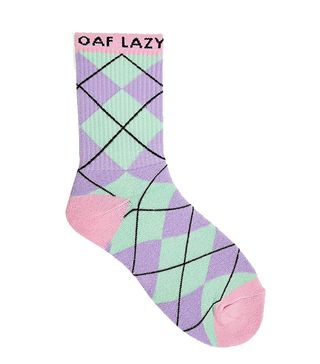 Lazy Oaf + Argyle Socks 1-Pack