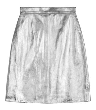 AlexaChung + Leather Pencil Skirt