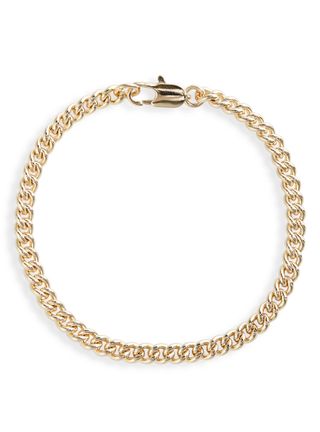 Laura Lombardi + Gold Plated Curb Chain Bracelet