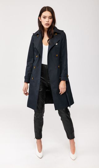 Mackage + Odel Classic Trench Coat With Removable Down Vest