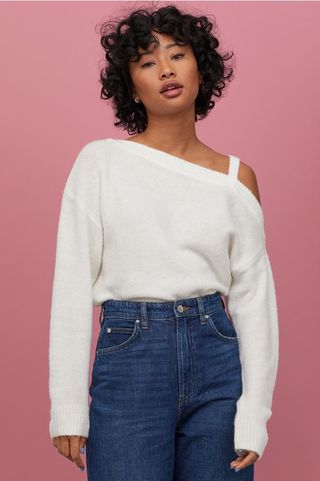 H&M + One-Shoulder Sweater
