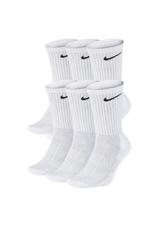 Nike + Unisex Everyday Cushion Crew 6 Pair Band Socks