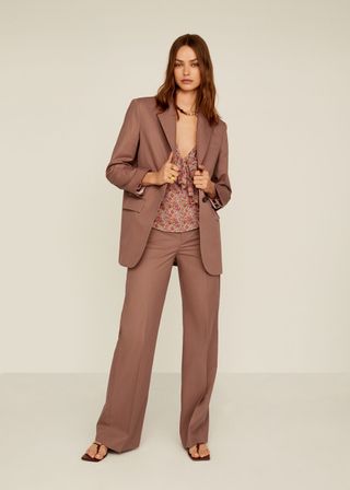 Mango + Structured Suit Blazer