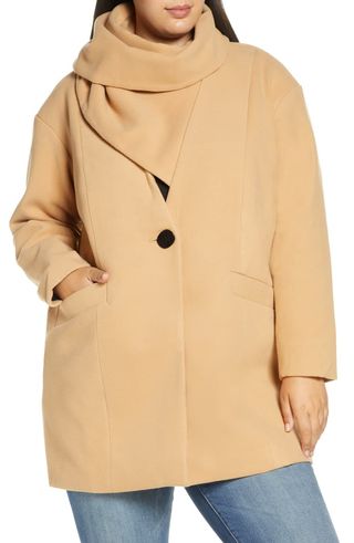 Eloquii + Scarf Collar Coat