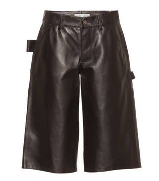 Bottega Veneta + Leather Shorts