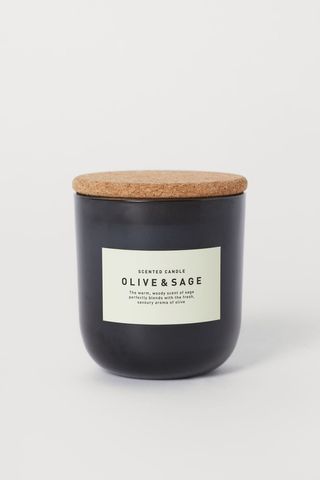 H&M + Scented Candle in Glass Holder