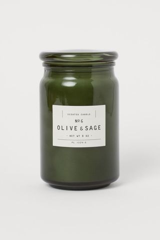 H&M + Scented Candle in Glass Jar