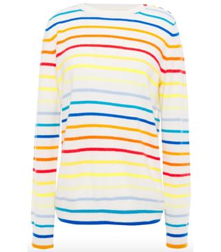 Chinti & Parker + Striped Cashmere Sweater