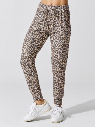 LNA + Brushed Leopard Pant