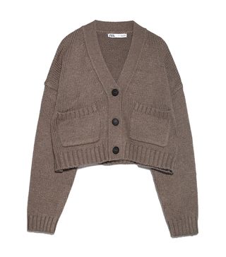 Zara + Pocket Knit Cardigan