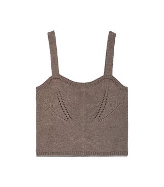 Zara + Strappy Knit Top