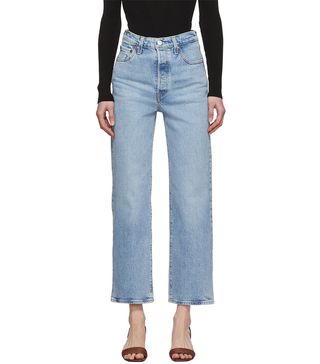 Levi's + Blue Ribcage Straight Ankle Jeans