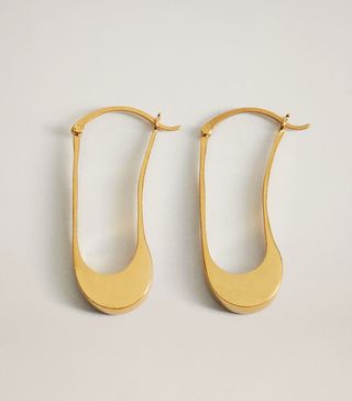 Mango + Geometric Pendant Earrings